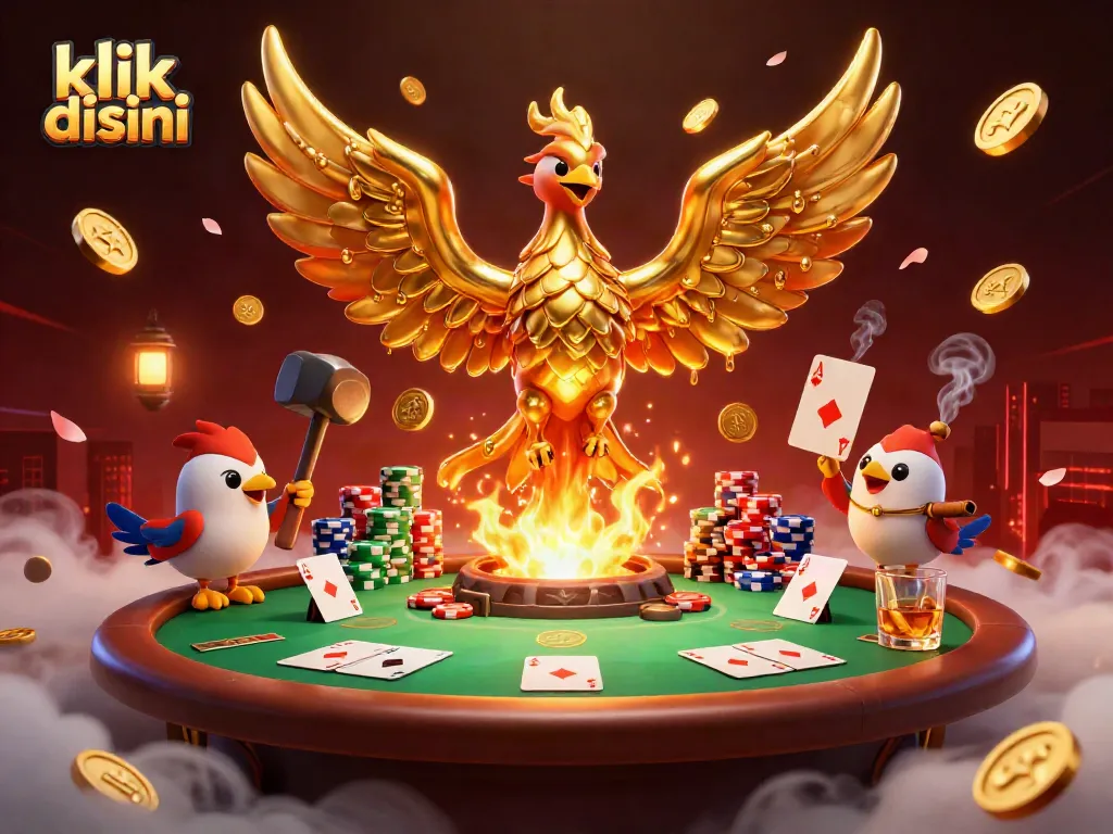 Bet big and experience the allure of klik disini with this stunning casino illustration.