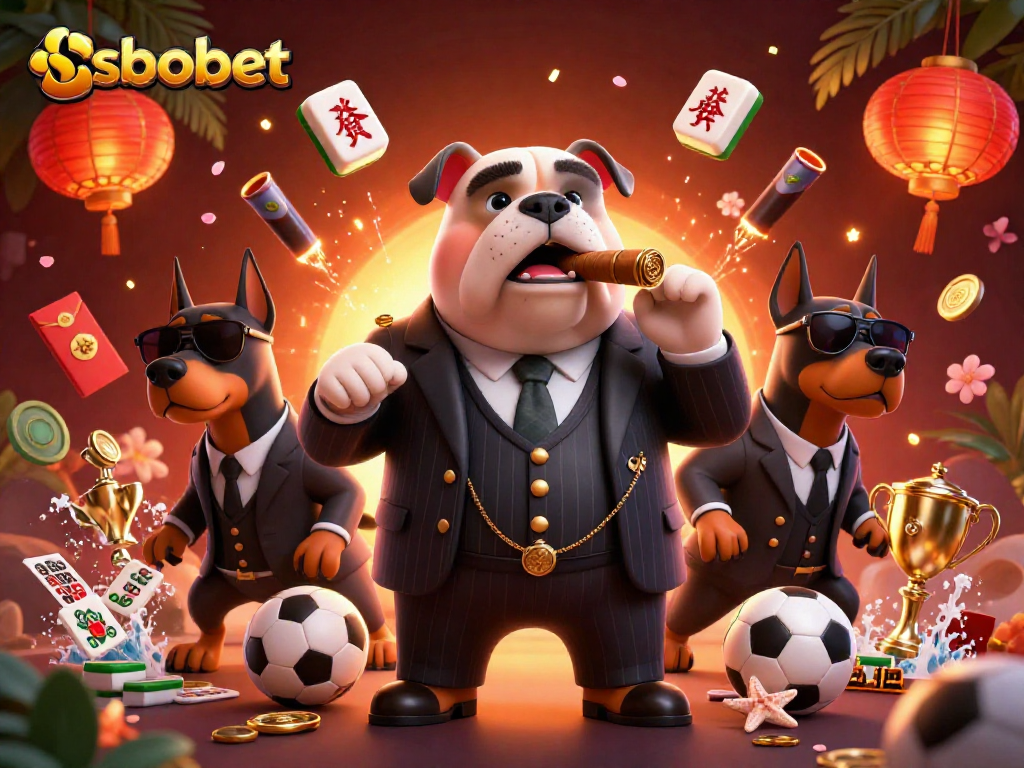 Engage in sbobet sports betting excitement with cartoon mafia characters and dynamic game elements