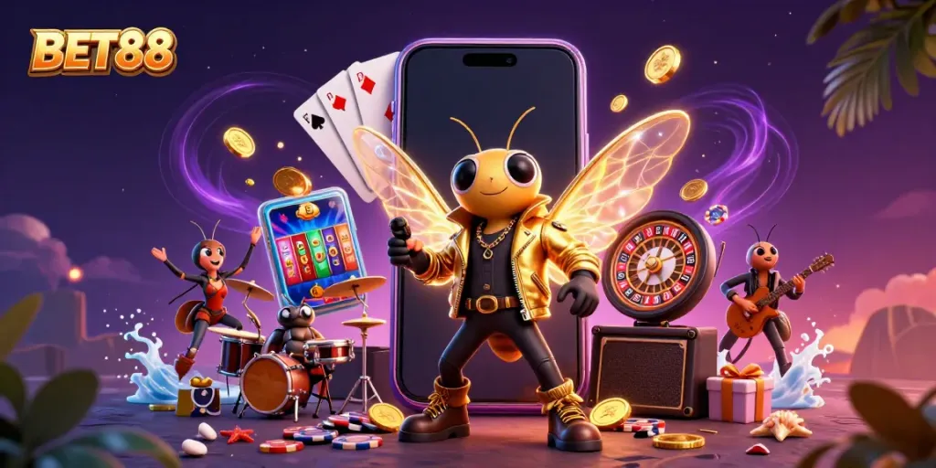 Trải nghiệm cảm giác thương hiệu BET88 với những trò chơi thú vị và hấp dẫn
