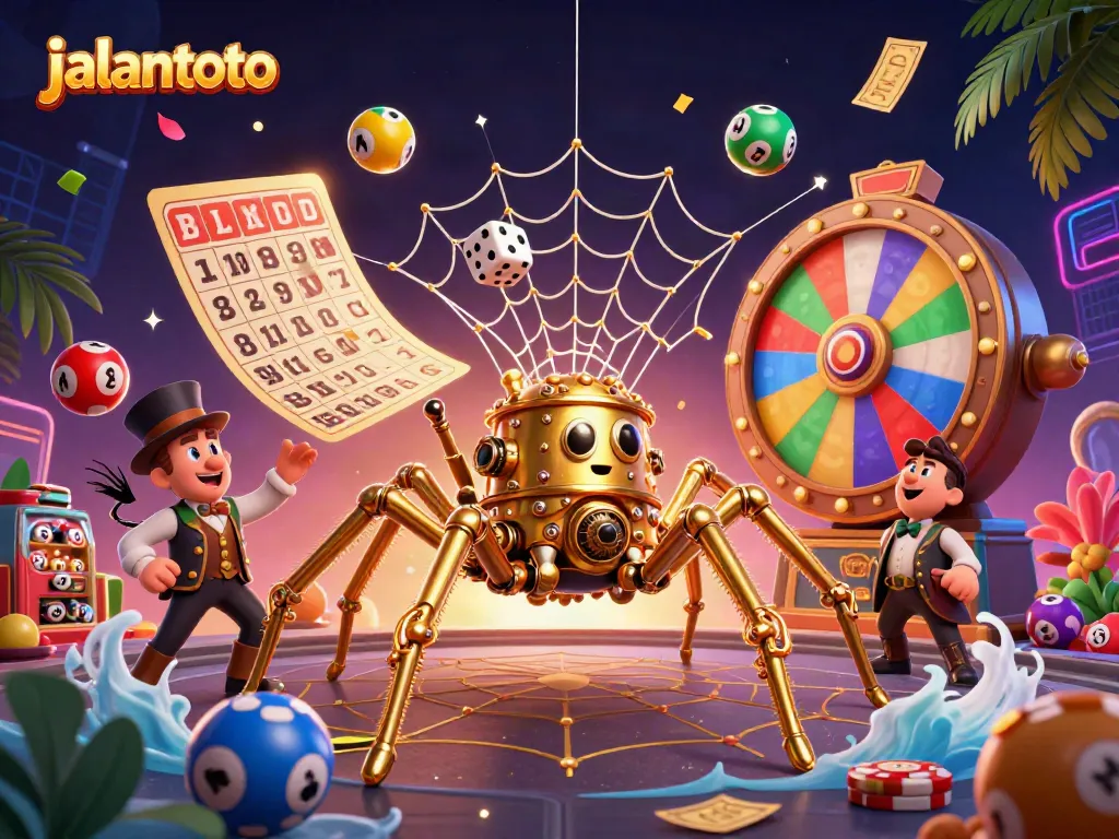 Mainkan jalantoto dengan simbol keberuntungan dalam ilustrasi 3D yang kaya dan menarik.