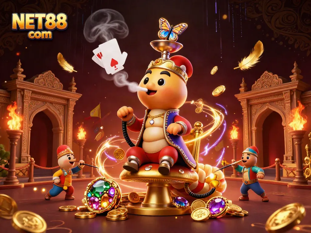 Play poker and explore NET88 com's vibrant gaming scene featuring dynamic characters and rich elements.