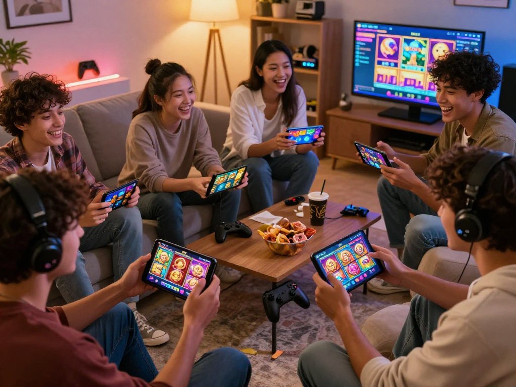Pengguna aplikasi iga 335 bermain slot online bersama teman, menciptakan suasana hangat dan menyenangkan.