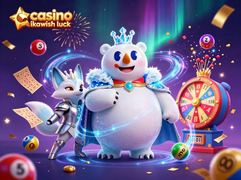 Experience the thrills of casino like lavish luck with vibrant 3D characters and dynamic lottery elements.
