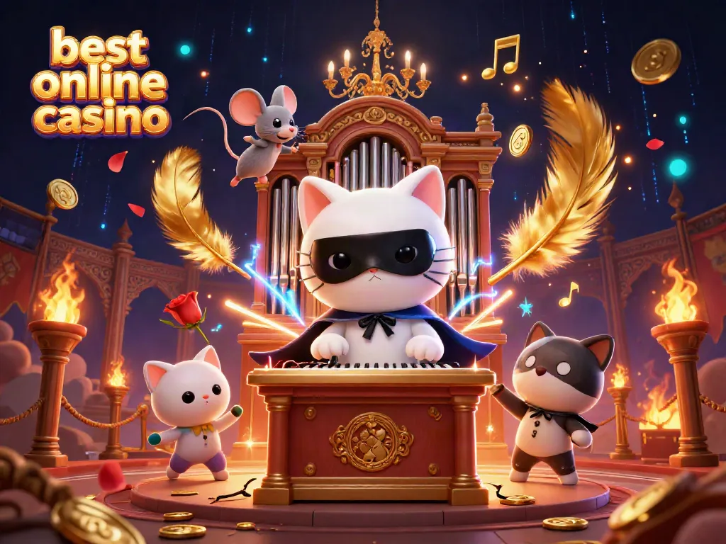 Experience the excitement of the best online casino with vibrant characters and dynamic game elements.