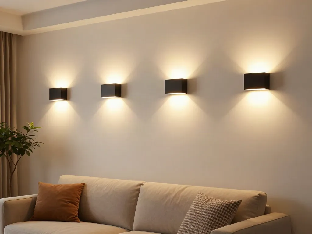Aplica LED moderne pentru iluminat eficient în spații interioare, locale și de încredere.