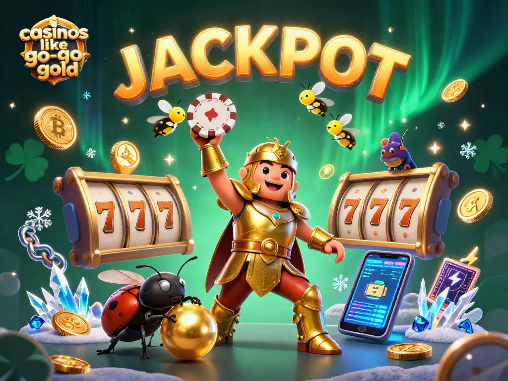 Play exciting games like casinos like go go gold with a hercules beetle and jackpot theme.