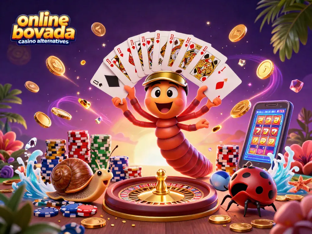Engage with exciting gameplay at online bovada casino alternatives featuring vibrant characters and casino elements.