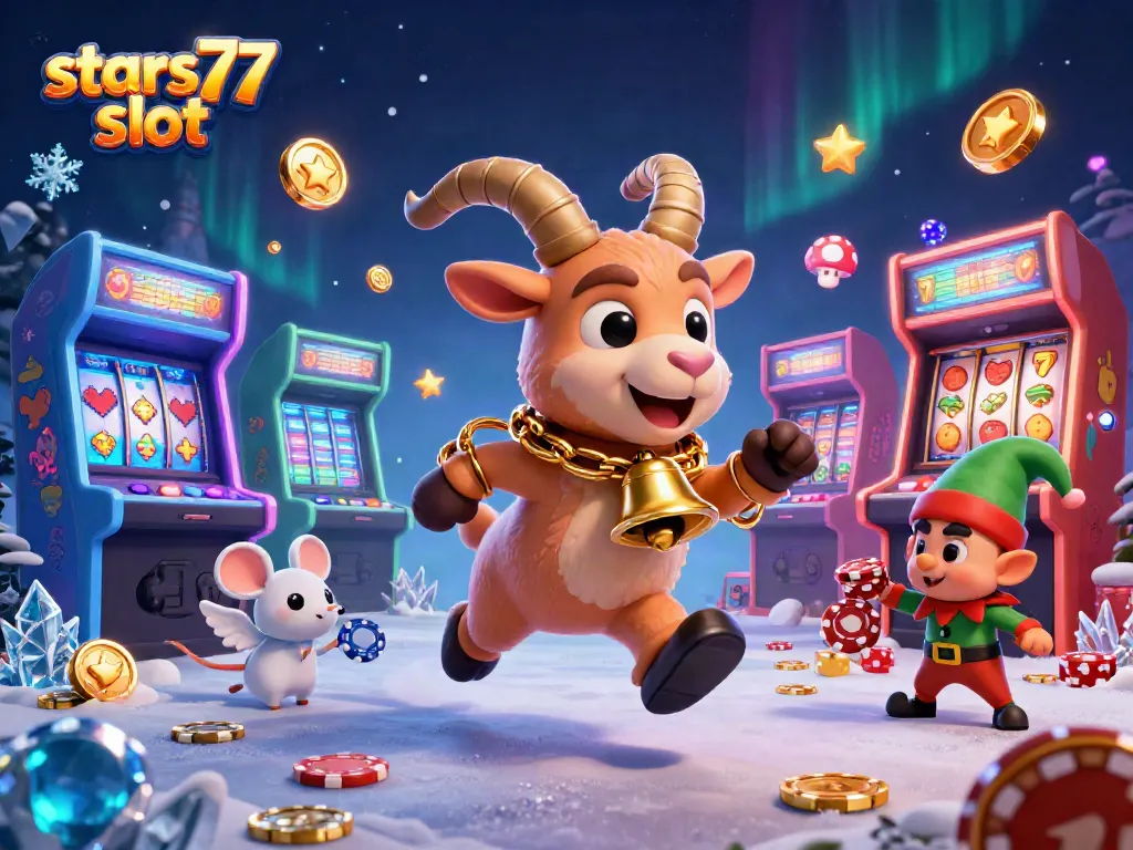 Menang di stars77 slot sambil menikmati permainan kasino bergaya modern dan warna-warni.