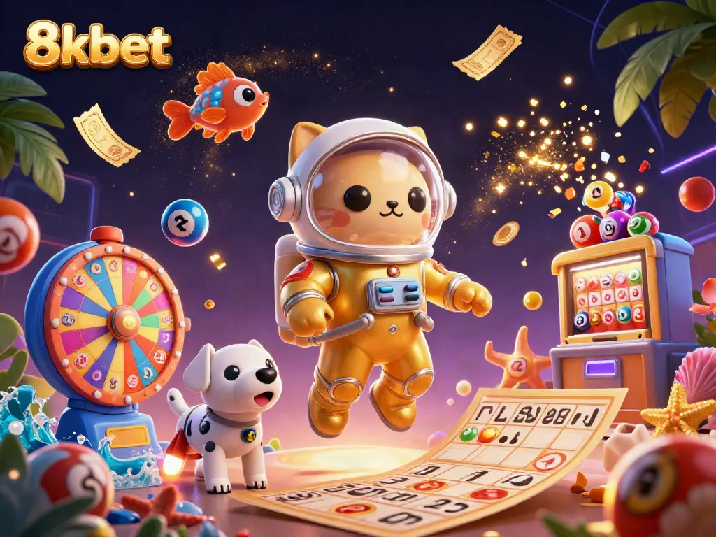 Engage in thrilling gambling with 8xbet’s vibrant cosmic scene filled with lottery action and prizes.