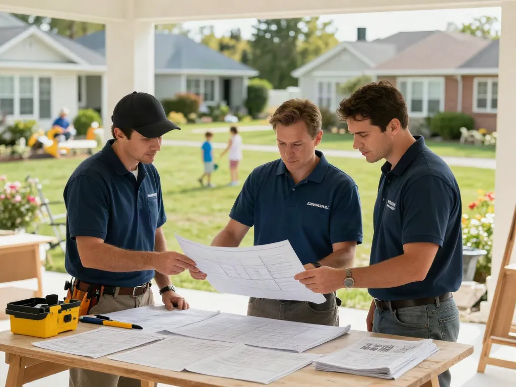 Trusted providers at wish 4d, community renovation project with licensed professionals.